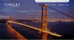 Desktop Screenshot of kinsleygroup.com
